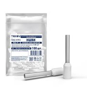 Наконечник штыревой втулочный изолированный НШВИ 0.5-8 TOKOV ELECTRIC TKE-NSVI-0.5-8-C01/100 (Упаковка 100 штук)