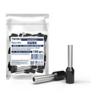 Наконечник штыревой втулочный изолированный НШВИ 1.5-8 TOKOV ELECTRIC TKE-NSVI-1.5-8-C05/100 (Упаковка 100 штук)