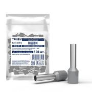 Наконечник штыревой втулочный изолированный НШВИ 4.0-12 TOKOV ELECTRIC TKE-NSVI-4.0-12-C06/100 (Упаковка 100 штук)