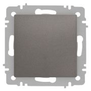 Выключатель Accent 6-101-09 10А-250В IP20 СУ AL/CU титан Intro Б0063440