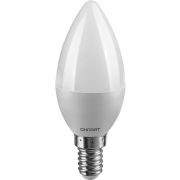 Лампа светодиодная 71 633 OLL-C37-8-230-4K-E14-FR 8Вт свеча 4000К нейтр. бел. E14 600лм 176-264В ОНЛАЙТ 71633
