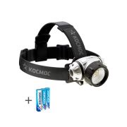 Фонарь налобный H19LED 1Вт XPE LED + 6 SMD LED 3хAAA/LR03 КОСМОС KOC-H19-LED