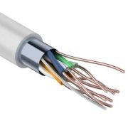 Кабель витая пара F/UTP 4х2х24AWG кат.5E solid CCA PVC сер. PROCONNECT 01-0142-3