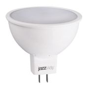Лампа светодиодная PLED-ECO 5Вт JCDR MR16 3000К тепл. бел. GU5.3 400лм 220-240В JazzWay 1037077A
