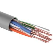 Кабель витая пара U/UTP 4х2х24AWG кат.5E solid CCA PVC сер. PROCONNECT 01-0043-3